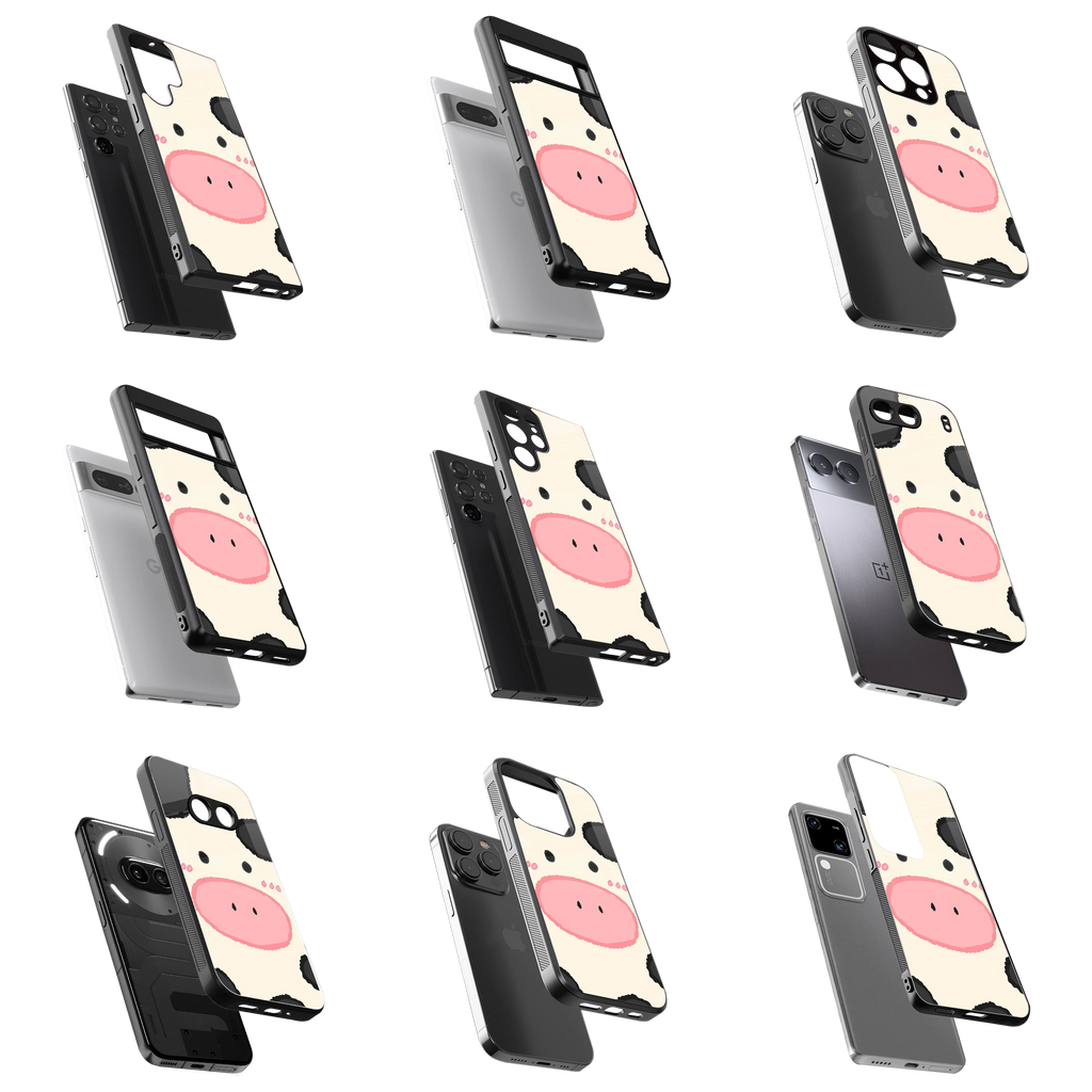 Durable Glass Back Mobile Case for iPhone, Samsung, OnePlus, Google Pixel, Redmi, Vivo, Oppo