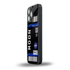 moon boarding pass back phone cover | glass case for iphone 13 pro max