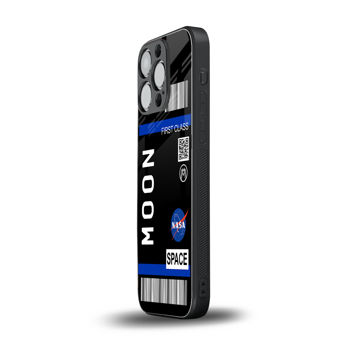 moon boarding pass back phone cover | glass case for iphone 14 pro