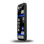 moon boarding pass back phone cover | glass case for iphone 16e