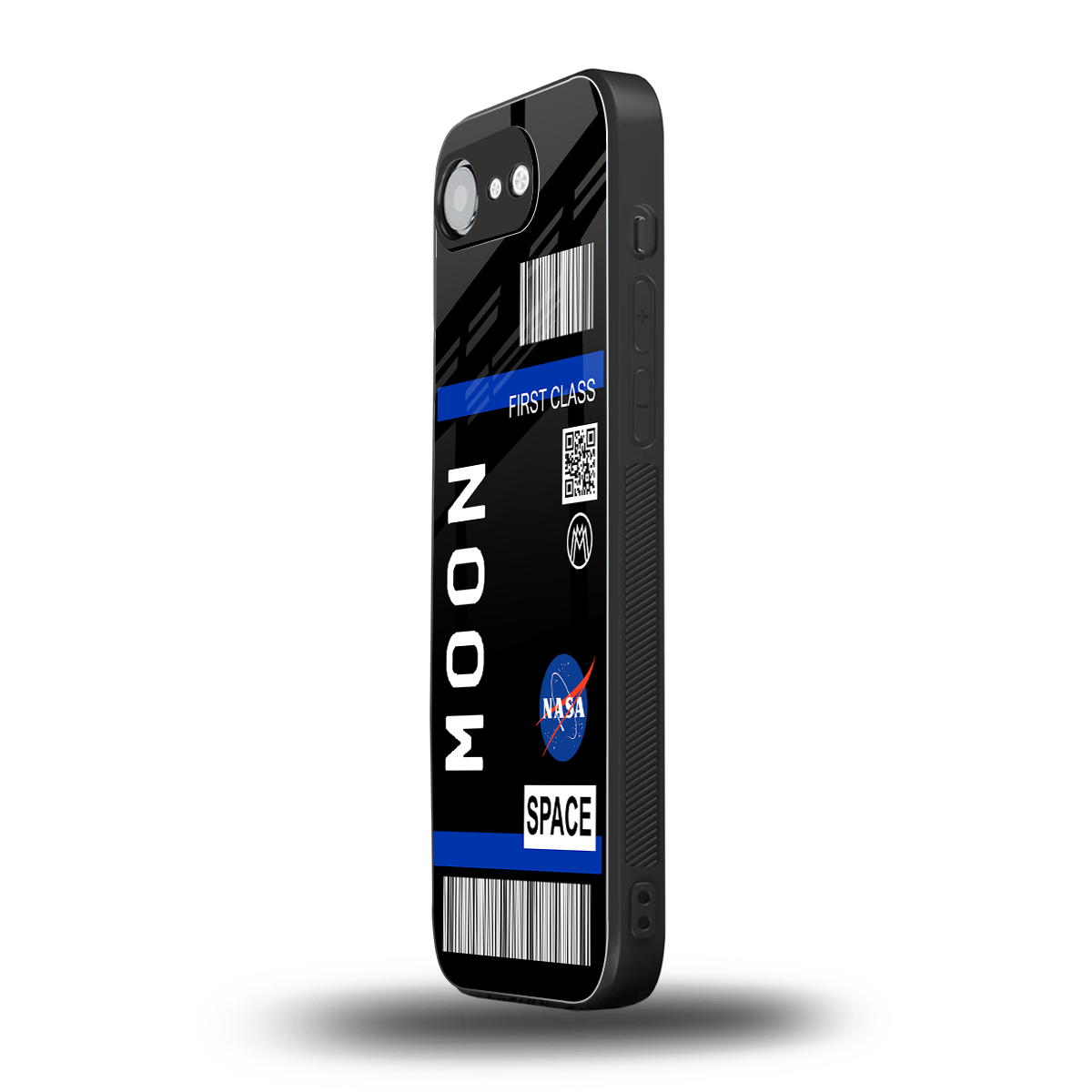 moon boarding pass back phone cover | glass case for iphone 16e