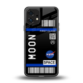 moon boarding pass back phone cover | glass case for nothing phone 1