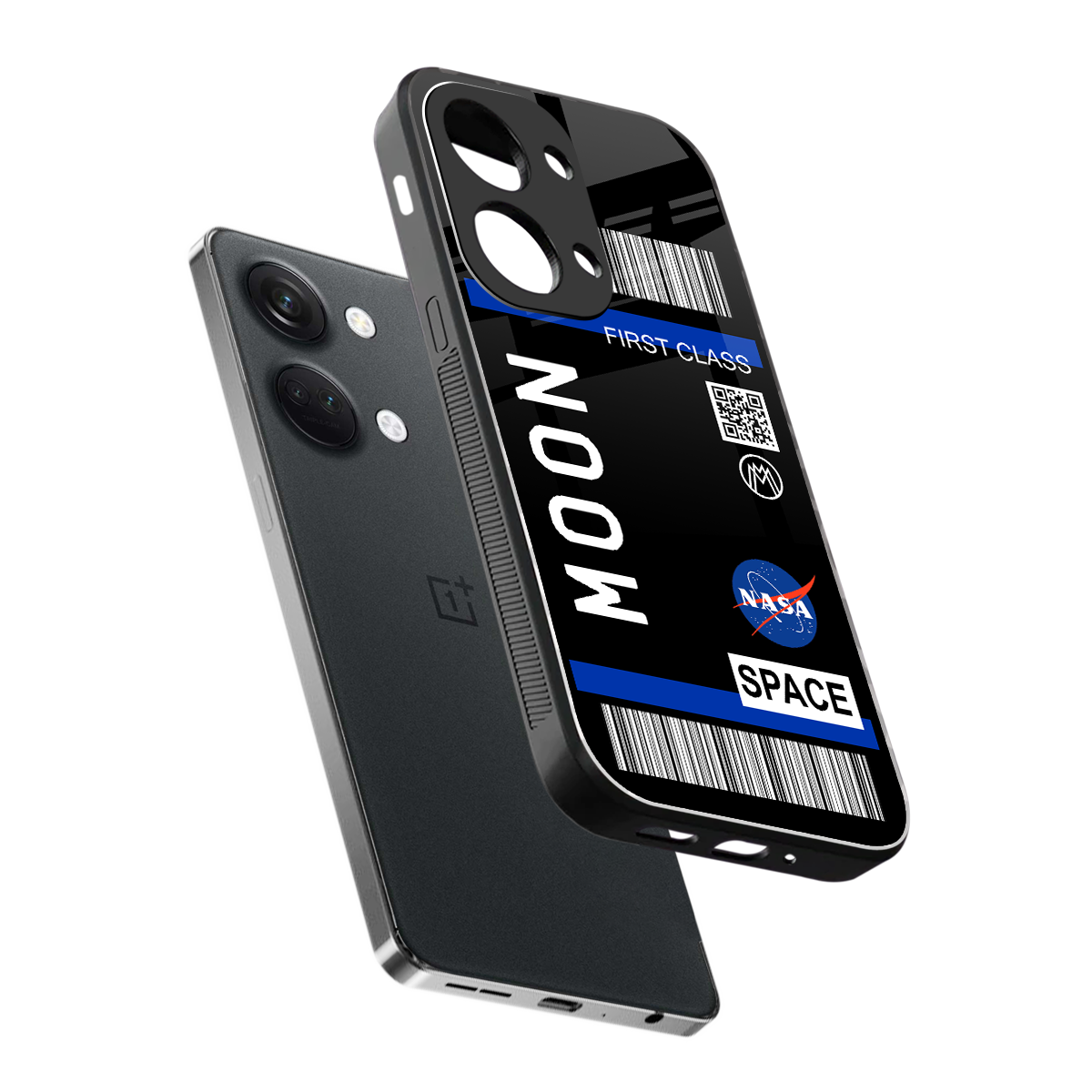 moon boarding pass back phone cover | glass case for oneplus nord 3