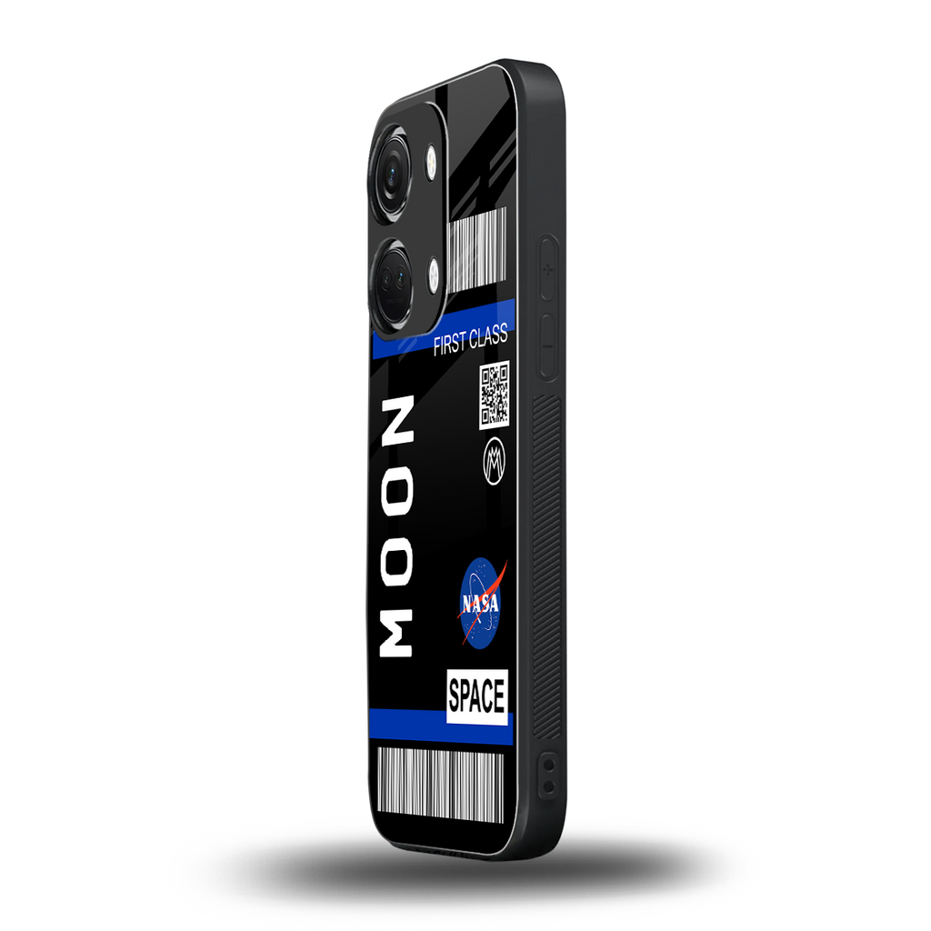 moon boarding pass back phone cover | glass case for oneplus nord 3