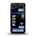moon boarding pass back phone cover | glass case for oneplus nord 4