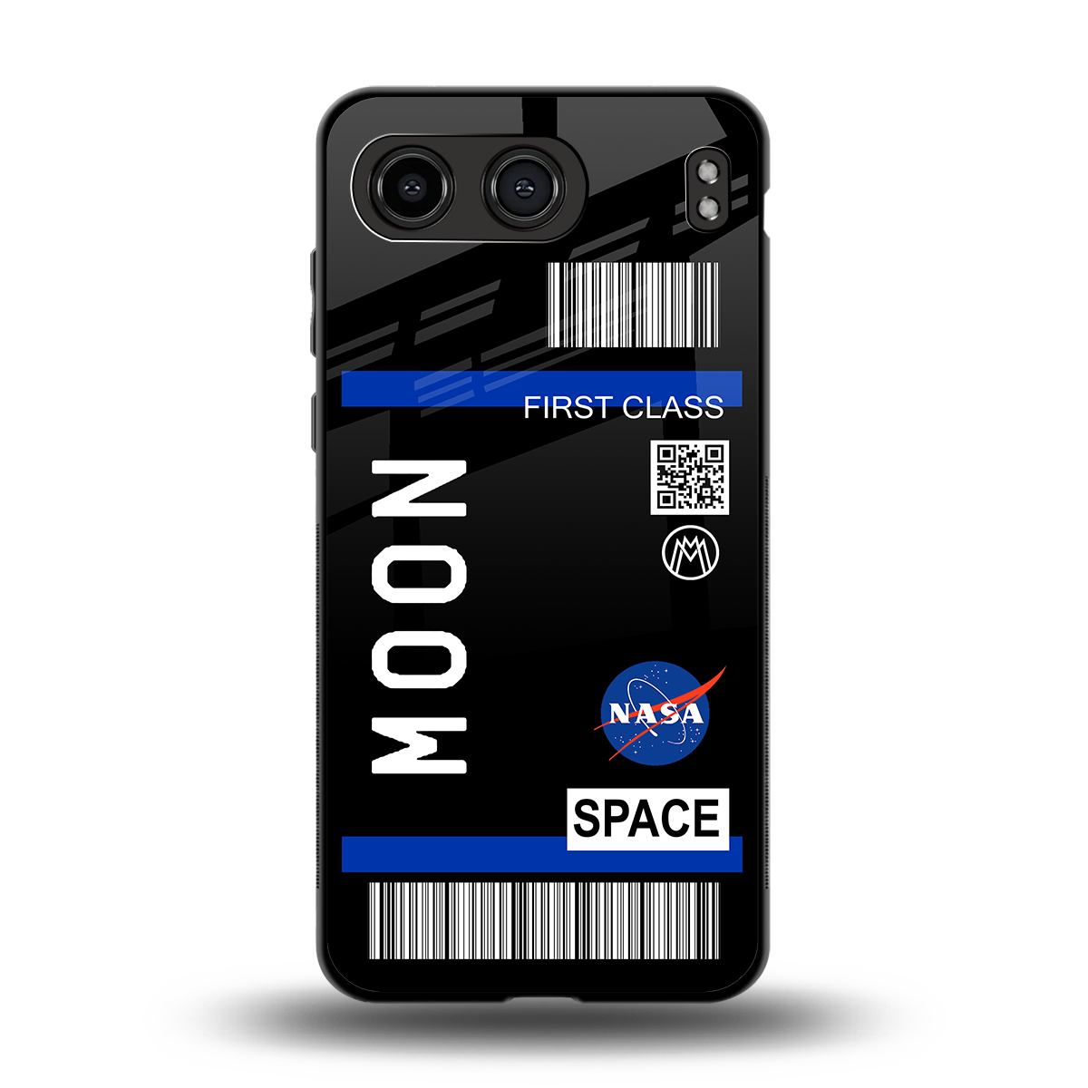 moon boarding pass back phone cover | glass case for oneplus nord 4