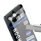 moon boarding pass back phone cover | glass case for oneplus nord 4