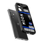 moon boarding pass back phone cover | glass case for oneplus nord ce 3