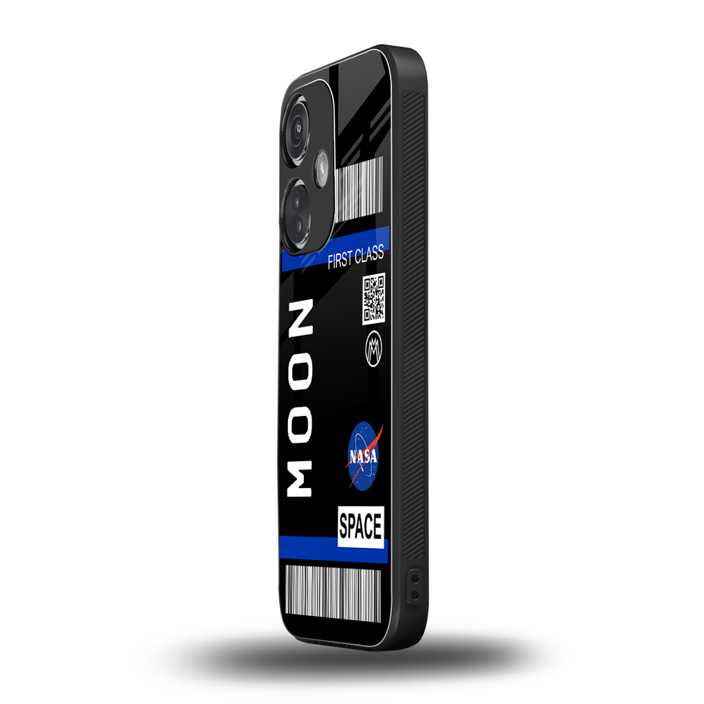 moon boarding pass back phone cover | glass case for oneplus nord ce 3
