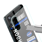moon boarding pass back phone cover | glass case for oneplus nord ce 4 lite