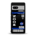 moon boarding pass back phone cover | glass case for Google Pixel 7
