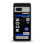 moon boarding pass back phone cover | glass case for Google Pixel 7