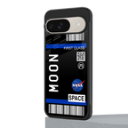 moon boarding pass back phone cover | glass case for google pixel 9