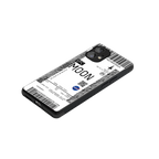 moon boarding pass ticket back phone cover | glass case for nothing phone 1