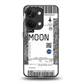 moon boarding pass ticket back phone cover | glass case for oneplus nord 3