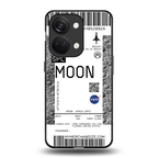 moon boarding pass ticket back phone cover | glass case for oneplus nord 3