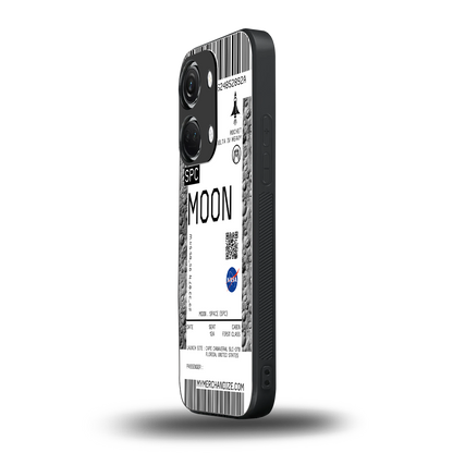 moon boarding pass ticket back phone cover | glass case for oneplus nord 3