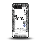 moon boarding pass ticket back phone cover | glass case for oneplus nord 4