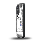 moon boarding pass ticket back phone cover | glass case for oneplus nord ce 3