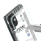 moon boarding pass ticket back phone cover | glass case for oneplus nord ce 3