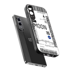moon boarding pass ticket back phone cover | glass case for oneplus nord ce 4 lite