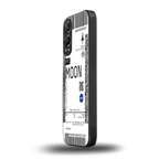 moon boarding pass ticket back phone cover | glass case for oneplus nord ce 4 lite