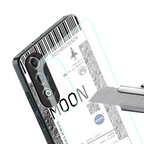 moon boarding pass ticket back phone cover | glass case for oneplus nord ce 4