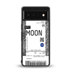 moon boarding pass ticket back phone cover | glass case for Google Pixel 6A