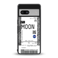 moon boarding pass ticket back phone cover | glass case for Google Pixel 7A