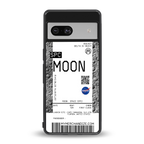 moon boarding pass ticket back phone cover | glass case for Google Pixel 7A