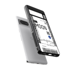 moon boarding pass ticket back phone cover | glass case for Google Pixel 8