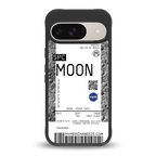 moon boarding pass ticket back phone cover | glass case for google pixel 9