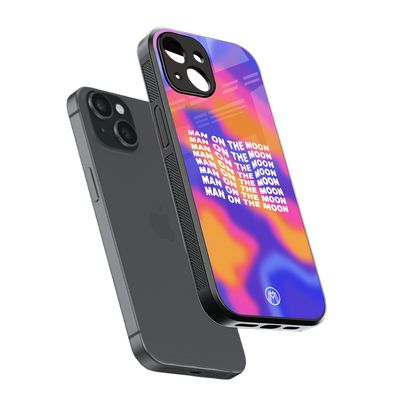 moon man back phone cover | glass case for iphone 13 mini