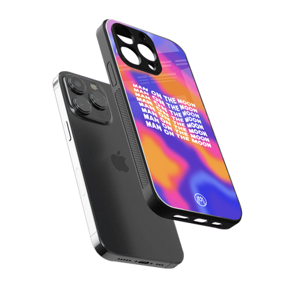 moon man back phone cover | glass case for iphone 13 pro max