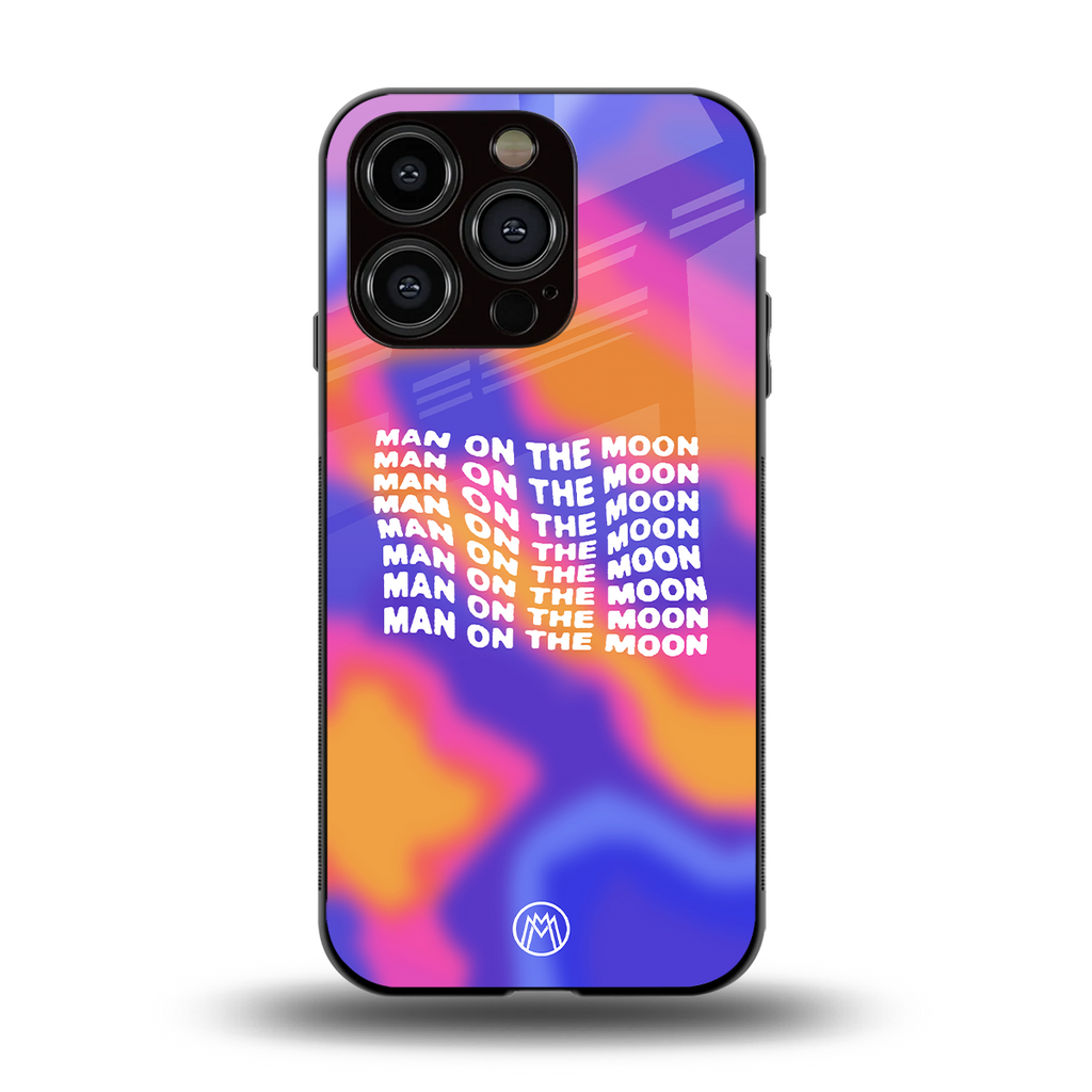 moon man back phone cover | glass case for iphone 13 pro