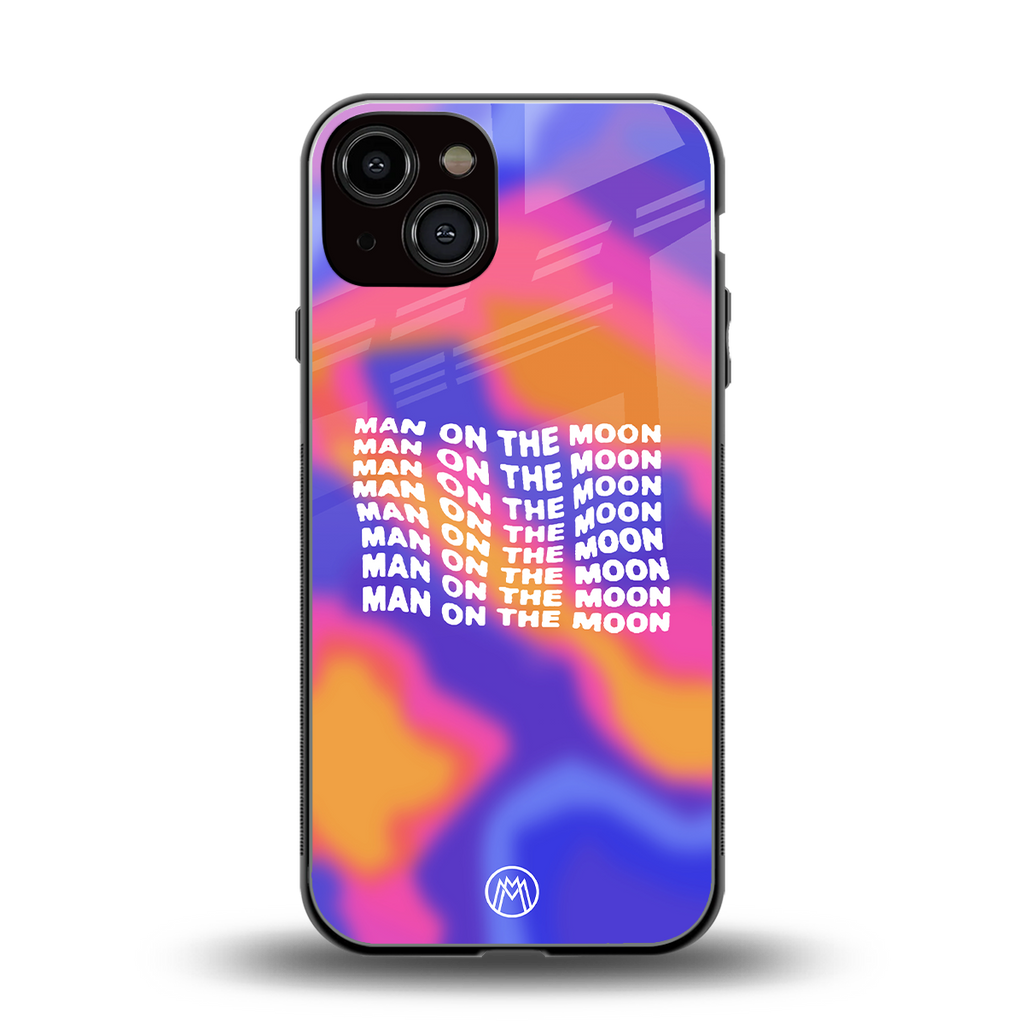 moon man back phone cover | glass case for iphone 13