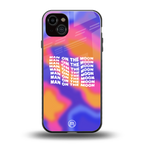 moon man back phone cover | glass case for iphone 15 plus