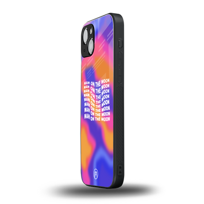 moon man back phone cover | glass case for iphone 15 plus