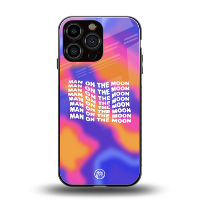 moon man back phone cover | glass case for iphone 14 pro max