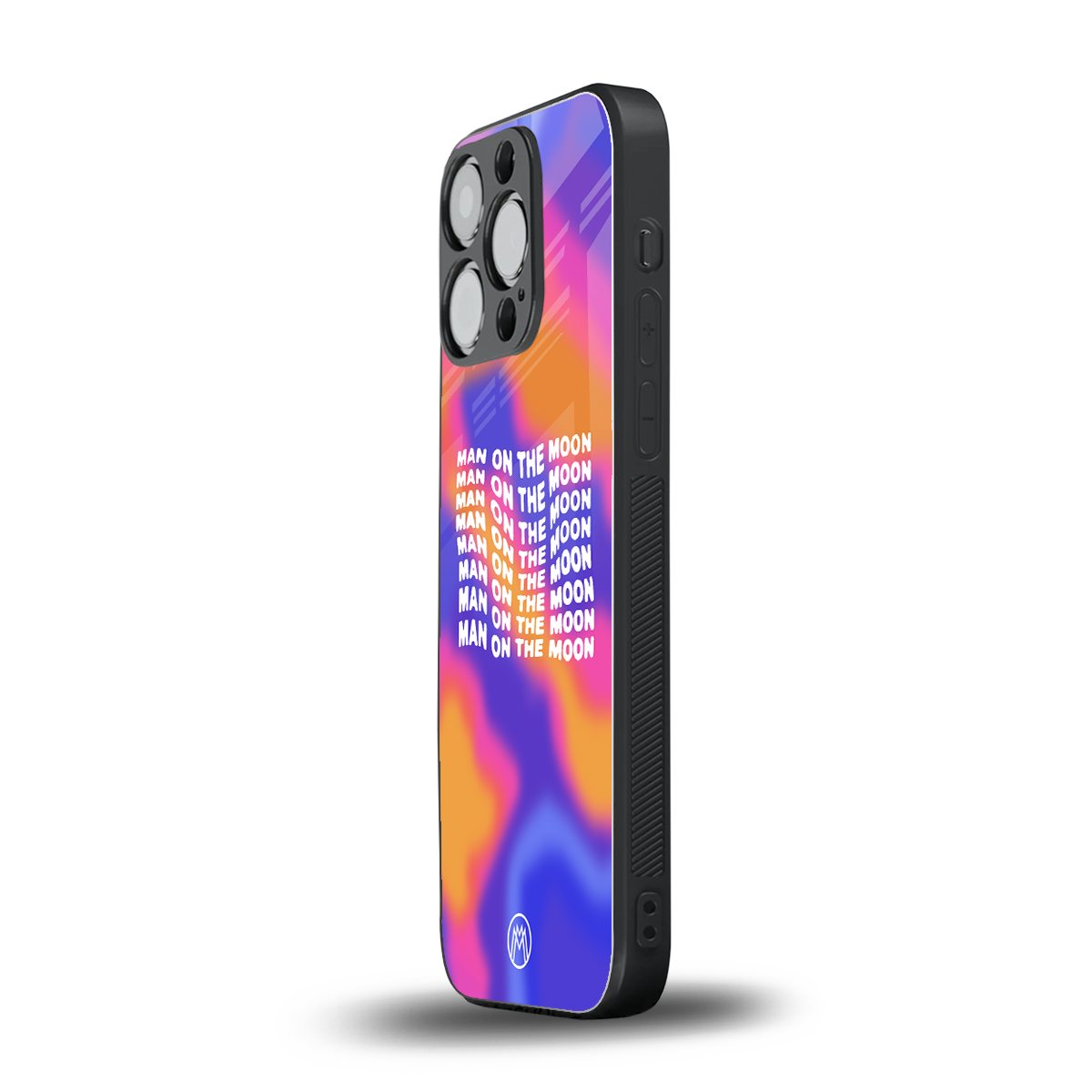 moon man back phone cover | glass case for iphone 15 pro