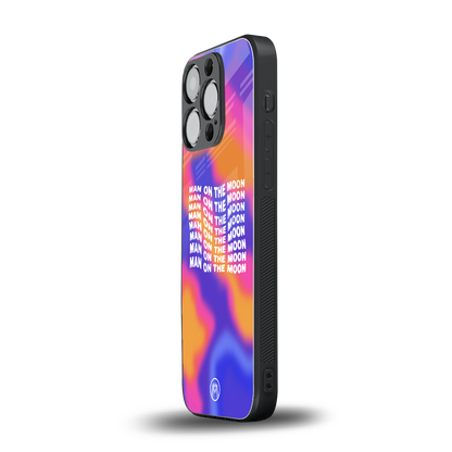 moon man back phone cover | glass case for iphone 14 pro