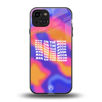 moon man back phone cover | glass case for iphone 15