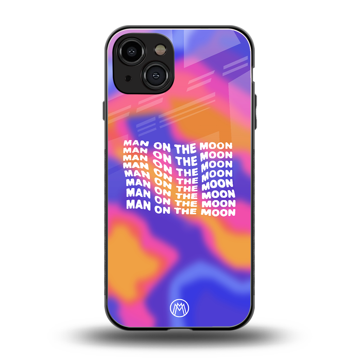 moon man back phone cover | glass case for iphone 15