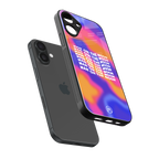 moon man back phone cover | glass case for iphone 16 plus