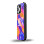 moon man back phone cover | glass case for iphone 16 pro max