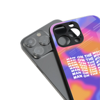 moon man back phone cover | glass case for iphone 13 pro