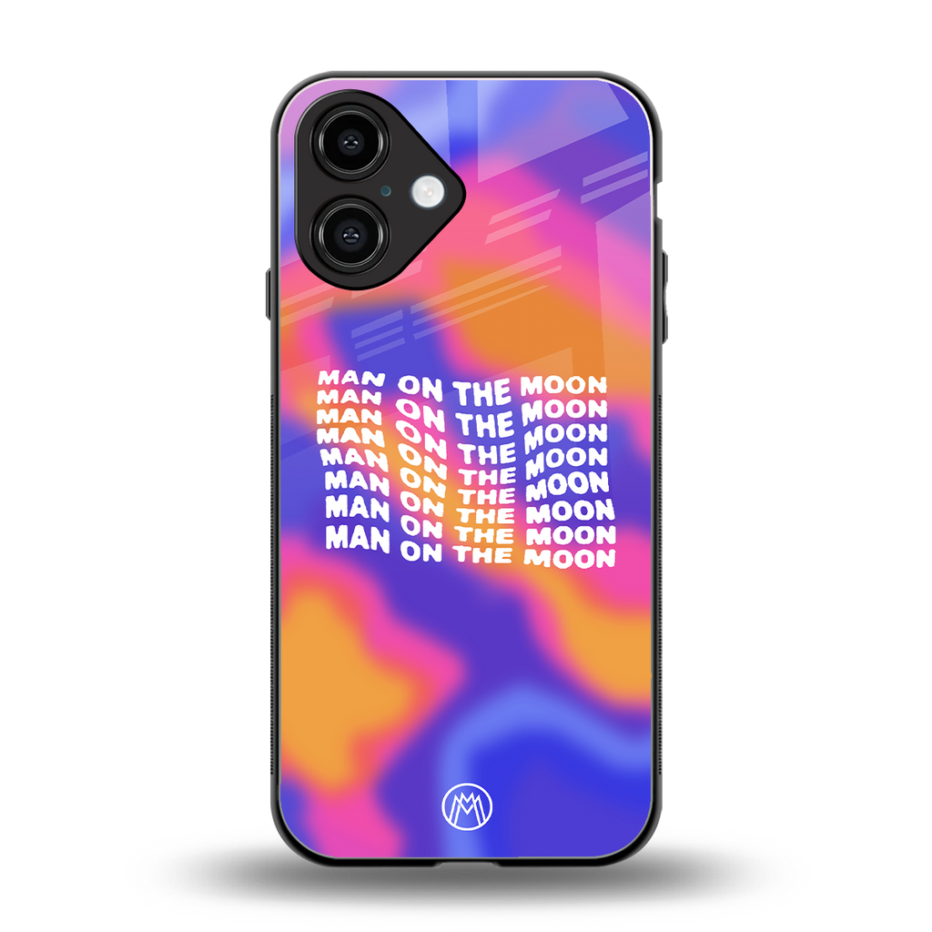 moon man back phone cover | glass case for iphone 16