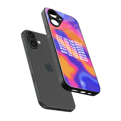moon man back phone cover | glass case for iphone 16