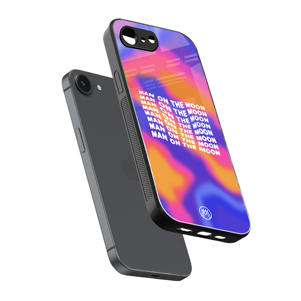 moon man back phone cover | glass case for iphone 16e
