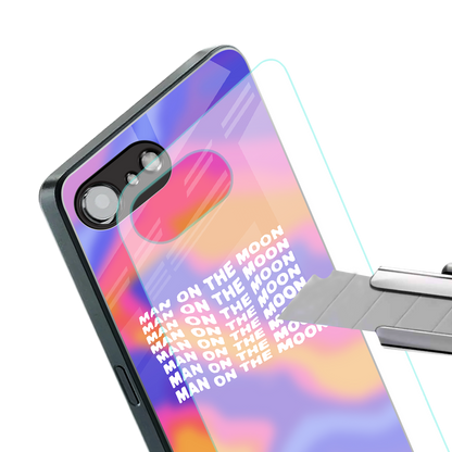 moon man back phone cover | glass case for iphone 16e
